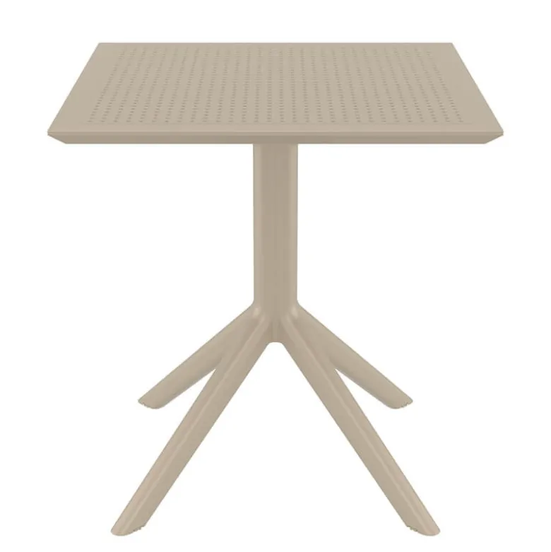 Sky Petite table carrée en résine