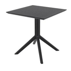 Sky Petite table de jardin carrée en résine