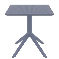 Sky Petite table de jardin carrée en résine