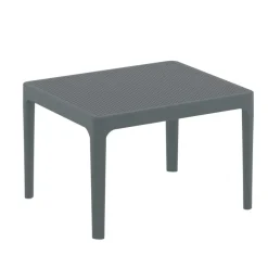 Sky Side Table basse de jardin rectangulaire en résine