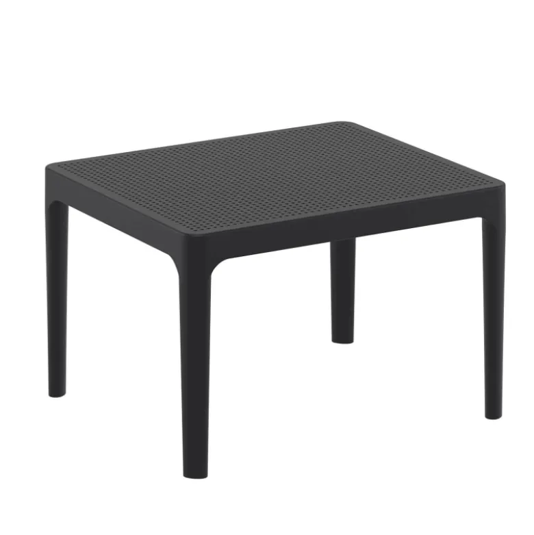 Sky Side Table basse de jardin rectangulaire en résine