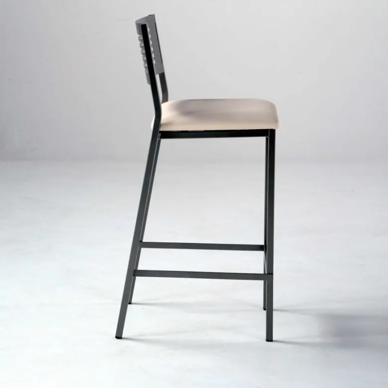 Slide Carrier® Tabouret moderne snack en synthétique et métal