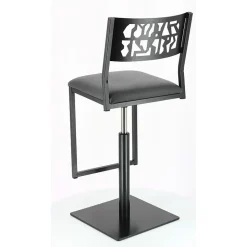 Slide Carrier® Tabouret pivotant et réglable en hauteur style industriel