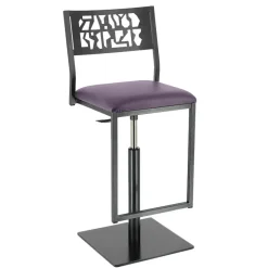 Slide Carrier® Tabouret pivotant et réglable en hauteur style industriel
