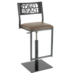 Slide Carrier® Tabouret pivotant et réglable en hauteur style industriel