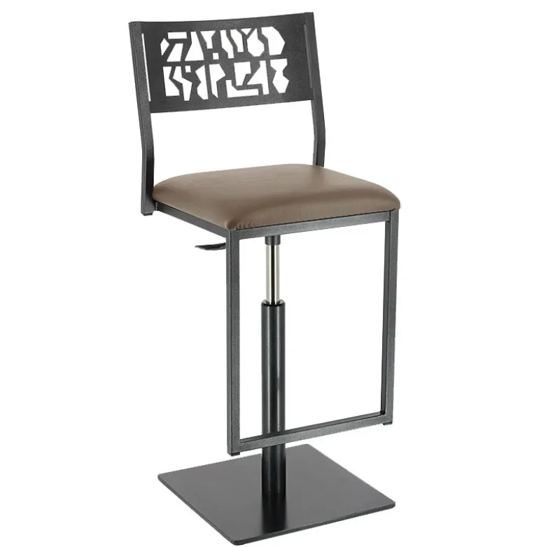 Slide Carrier® Tabouret pivotant et réglable en hauteur style industriel