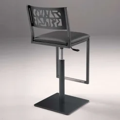 Slide Carrier® Tabouret pivotant et réglable en hauteur style industriel