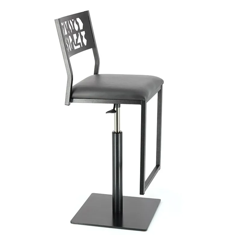Slide Carrier® Tabouret pivotant et réglable en hauteur style industriel