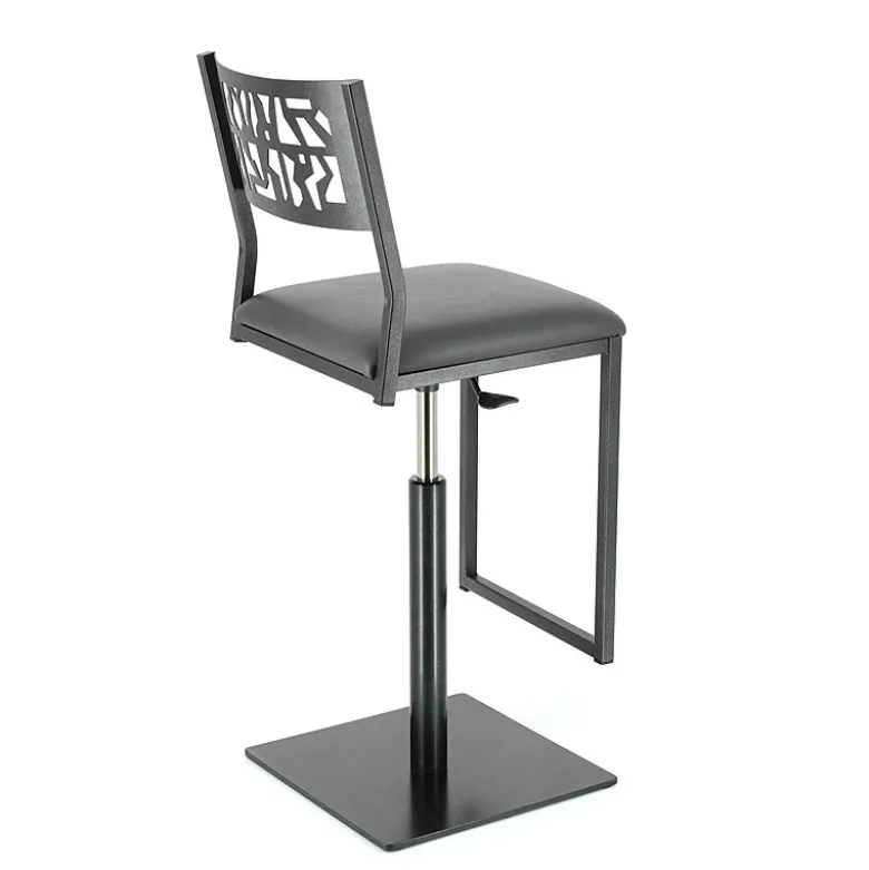 Slide Carrier® Tabouret pivotant et réglable en hauteur style industriel