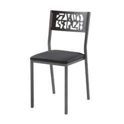 Slide Industrie Carrier® Chaise de cuisine moderne en métal style industriel