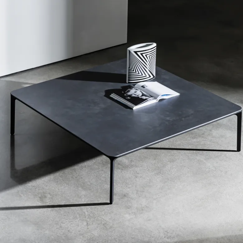 Slim Table basse carrée en céramique