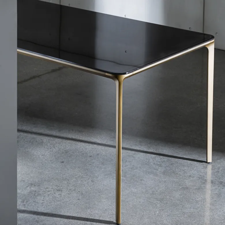 SlimSovet® Table design rectangulaire en verre