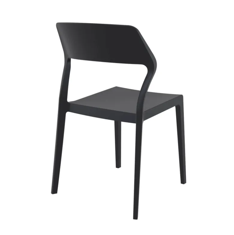 Snow Chaise d'extérieur empilable design en polypropylène