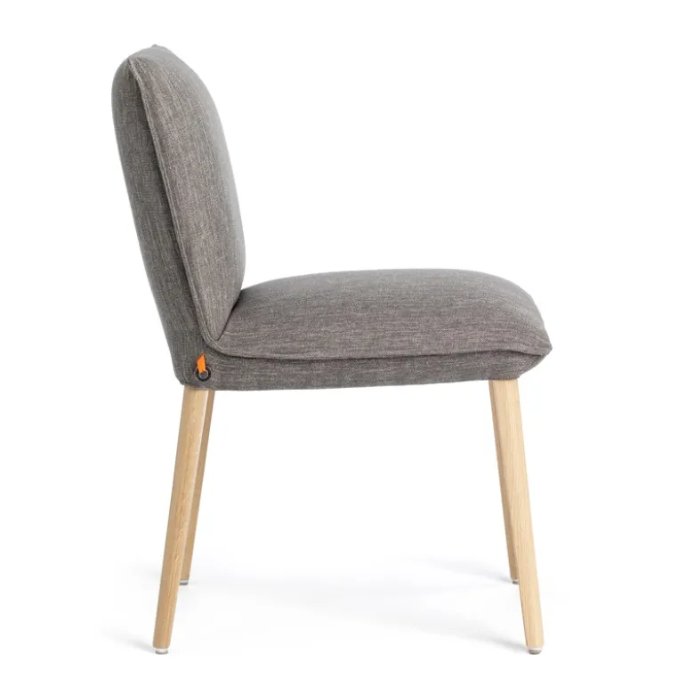 Soft Mobitec® Chaise en tissu et bois cocooning