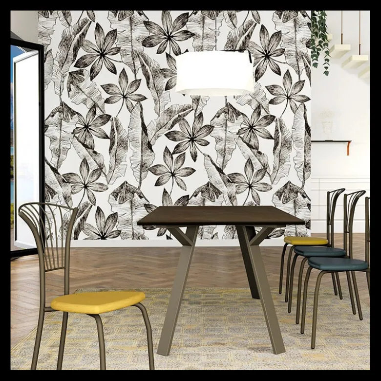 Solandre Carrier® Chaise de cuisine en synthétique et métal