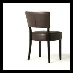 Steffi Chaise de salle à manger en bois et synthétique
