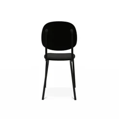 STR5 Chaise contemporaine en métal et en tissu fabriquée en Belgique