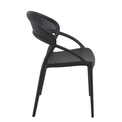 Sunset Chaise design de jardin empilable en polypropylène