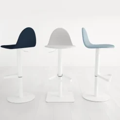 Tabu Tabouret réglable design en synthétique et métal