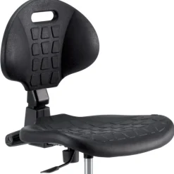 Tecnik Chaise d'atelier en polyuréthane sur patins avec repose