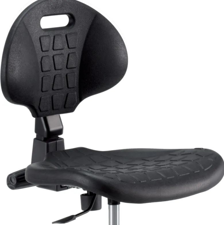 Tecnik Chaise d'atelier en polyuréthane sur patins avec repose
