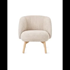 Thalia Mobitec ® Fauteuil confortable en tissu avec pieds en bois