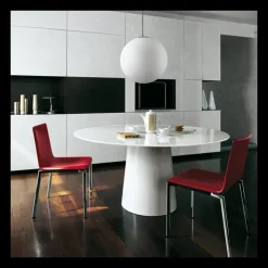 Totem Sovet® Table ronde design en verre