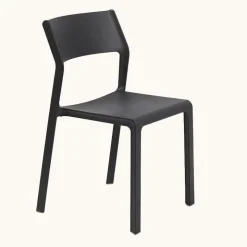 Trill bistrot Chaise moderne en polypropylène empilable