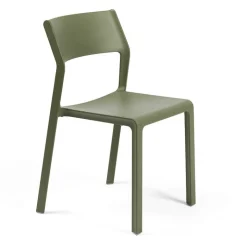Trill bistrot Chaise moderne en polypropylène empilable