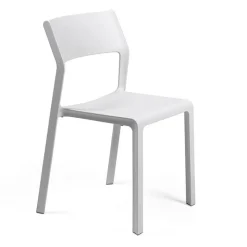 Trill bistrot Chaise moderne en polypropylène empilable