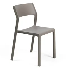 Trill bistrot Chaise moderne en polypropylène empilable