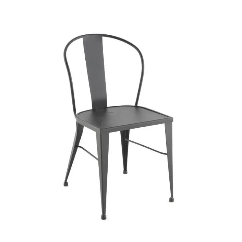 Turia 531 Chaise industrielle vintage en métal