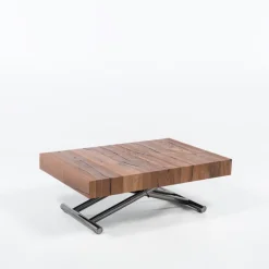 Ulisse Table relevable extensible pour petit espace en bois