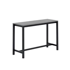 Vienna Table haute de cuisine hauteur 90 cm en stratifié et métal