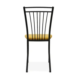 Viva Chaise contemporaine en métal et en tissu fabriquée en Belgique
