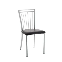 Viva Chaise de cuisine en métal et simili