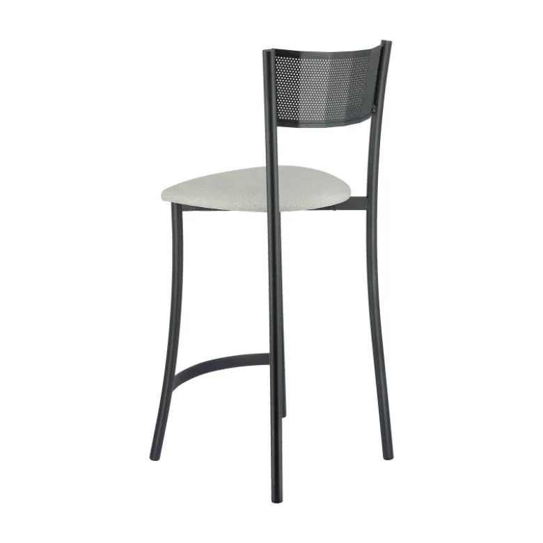 Wasabi Carrier® Tabouret haut assise en tissu et structure en métal fabrication française