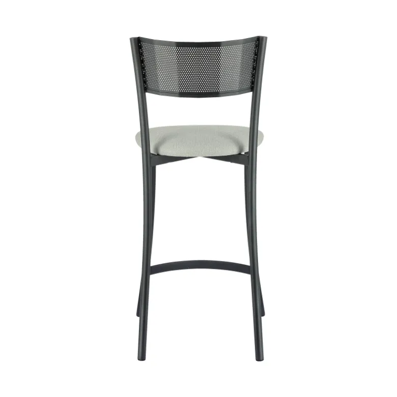 Wasabi Carrier® Tabouret haut assise en tissu et structure en métal fabrication française