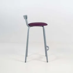 Xoxo Carrier® Tabouret snack fabriqué en France structure en métal et assise rembourrée