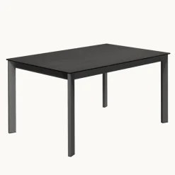Zenit Table rectangulaire céramique avec pieds métal